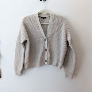 Quince Cotton Boxy Fisherman Cardigan